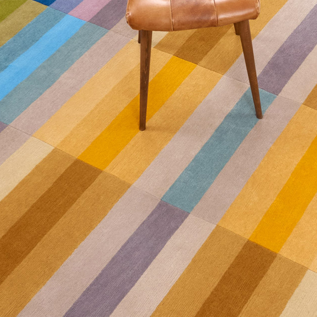 Bauhaus Yellow – Hand Knotted Pile Rug