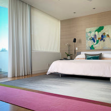 Large bespoke LA Pink Gelim - 9'8" x 13' - Flatweave Rug - In stock for immediate shipping