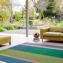 Asymmetrical Olive Gelim – Flatweave Rug