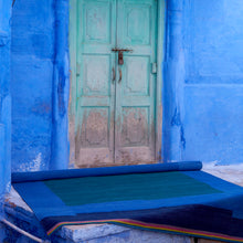 Tonal Blue Green – Flatweave Runner