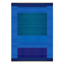 Tonal Blue Green – Flatweave Runner