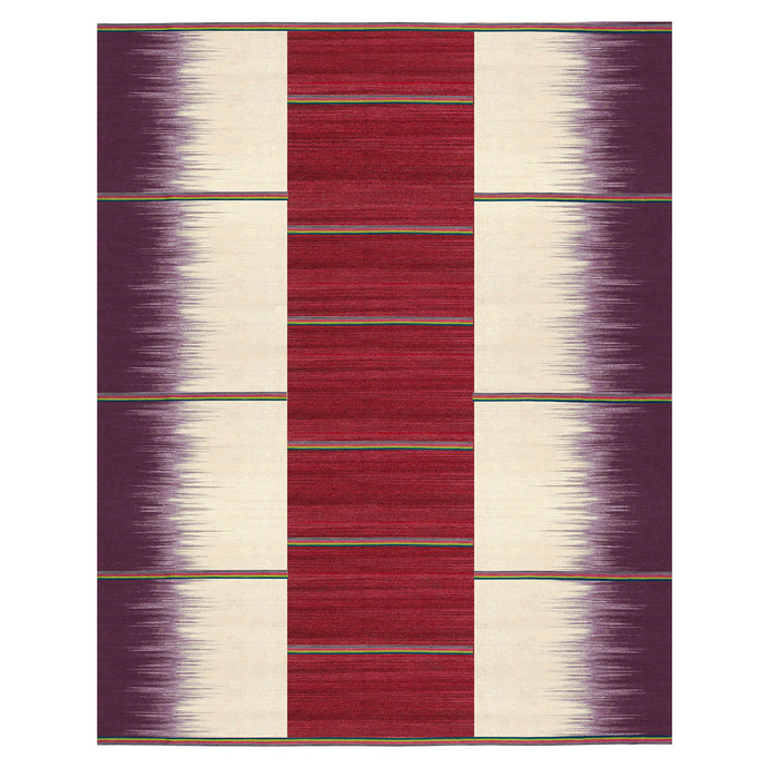 Ruby Stripe Gelim – Flatweave Rug