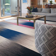Large Bespoke Scarpa Teal Rose Gelim – 12'5" x 15'7" - Flatweave Rug - In Stock for immediate shipping