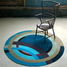 Cool Frank Circle – Hand Knotted Pile Rug