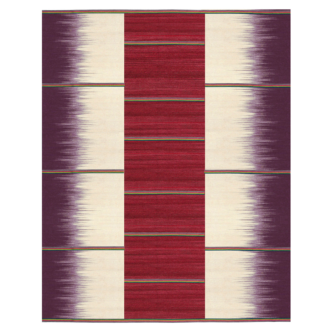 Ruby Stripe Gelim – Flatweave Rug